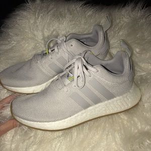 Men’s Adidas light grey NMD’s